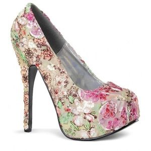 Bordello pumps wedding prom